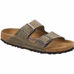 Sandales Arizona Etroite Cuir Khaki