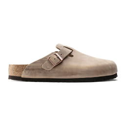 Sabot pour adulte - BIRKENSTOCK - Boston - Cuir velours doux - Tabacco - Marron