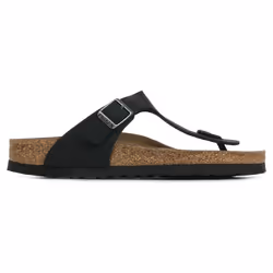 Sandales Gizeh Bs Etroite Cuir Noir