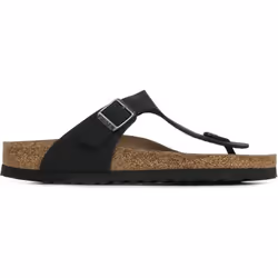 Sandales Gizeh Bs Etroite Cuir Noir