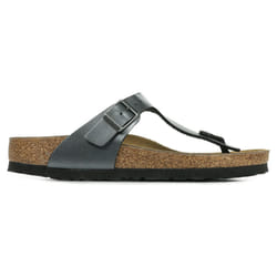 Sandales Gizeh Etroite Cuir Noir