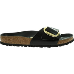 Chaussures BIRKENSTOCK Madrid Noir - Femme/Adulte - Cuir - Boucle de serrage - Plat