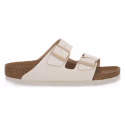 Sandales Arizona Etroite Textile Blanc