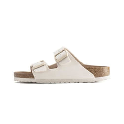 Sandales Arizona Etroite Textile Blanc