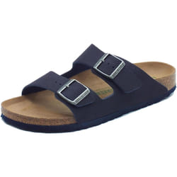 Birkenstock Arizona Vegan Etroite Desert Dust Indigo Blue
