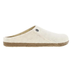 Mules Birkenstock Zermatt en laine blanche pour adulte