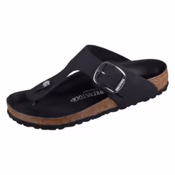 Sandales Gizeh Big Buckle Normal Cuir Noir