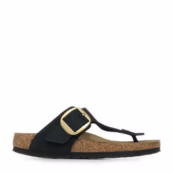 Sandales Gizeh Bf Etroite Cuir Noir