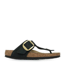 Sandales Gizeh Bf Etroite Cuir Noir