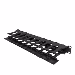 Vertiv VRA1002, Panneau de gestion de câbles, Noir, 1U, 10,2 cm (4"), 1 pièce(s), 1,36 kg