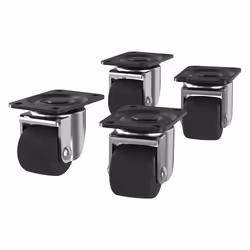 Vertiv VRA6024, Roulettes, Noir, Métallique, Métal, 4 pièce(s), 2,27 kg