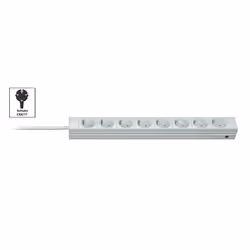 Vertiv Knürr PDU DI-STRIP, basique, 0U/1U, entrée Schuko 230V 16A, sorties (8)Schuko, 1U, Laiton, Plastique, Acier, Zinc, Ora ...