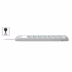 Vertiv Knürr PDU DI-STRIP, basique, 0U/1U, entrée Schuko 230V 16A, sorties (7)Schuko, Basique, 1U, Noir, Gris, 7 sortie(s) CA ...