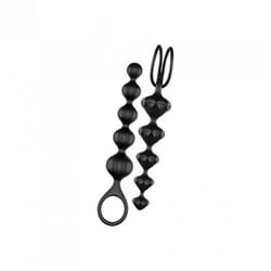 Satisfyer Love Beads Perles pour anus Noir Silicium 2 pièce(s)