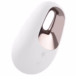 Satisfyer White Temptation, Mini vibrateur, Stimulation du clitoris, Blanc, Acrylonitrile-Butadiène-Styrène (ABS), Silicone,  ...