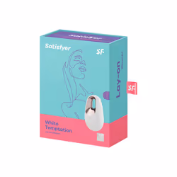 Satisfyer White Temptation Mini vibrateur Ambidextre