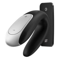 Satisfyer Double Fun Vibrateur de couple Ambidextre