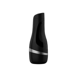 Satisfyer 573015 vibromasseur pour homme Caresse masculine Noir, Argent Acrylonitrile-Butadiène-Styrène (ABS), Élastomère thermoplastique (TPE)