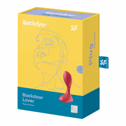 Satisfyer Backdoor Lover Vibreur anal Rouge Silicium 1 pièce(s)
