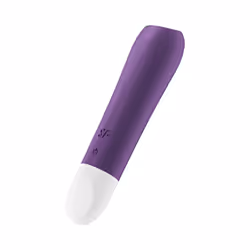 Satisfyer Ultra Power Bullet 2, Mini vibrateur, Stimulation vaginale, Violet, Acrylonitrile-Butadiène-Styrène (ABS), Silicone ...