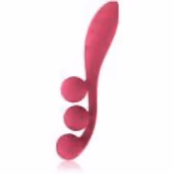 Profitez d’instants en solo ou de moments de jeu à deux avec encore plus de plaisir. Le vibrateur Satisfyer TRI BALL vous gar ...