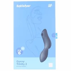 Stimulateur vibrant Satisfyer Curvy Trinity 2 #noir