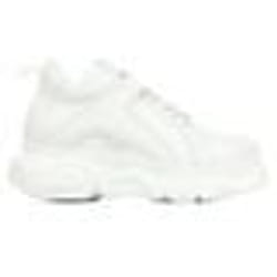 Basket Buffalo CLD CORIN - BUFFALO - Femme - Blanc - Textile - Plat - Lacets