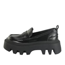 BUFFALO FLORA LOAFER COULEUR NOIR BLACK