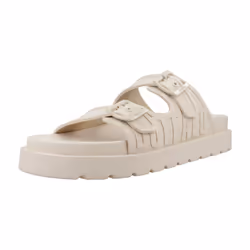Mules compensées femme Buffalo Eve Sol - Vegan Rubber