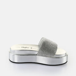 Claquettes femme Buffalo Noa Glam - Vegan Glitte