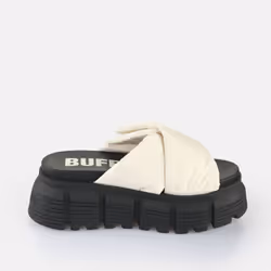 Mules compensées femme Buffalo Ava scratchss - Vegan Nylon