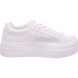 Baskets en tissus femme Buffalo Paired Bloom - white
