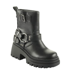 Bottines femme Buffalo Bravr Biker Lo