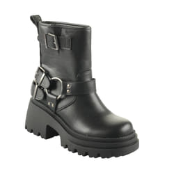 Bottines femme Buffalo Bravr Biker Lo