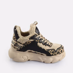 Baskets femme Buffalo CLD Chai Warm - Vegan Nappa/Fur