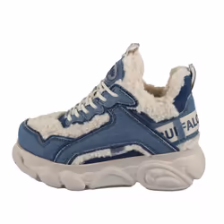 Baskets femme Buffalo CLD Chai Warm - Vegan Denim/Fur