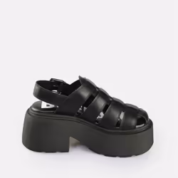 Sandales compensées femme Buffalo Vicious Fisher - Vegan Nappa