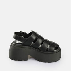 Sandales compensées femme Buffalo Vicious Fisher - Vegan Nappa