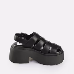 Sandales compensées femme Buffalo Vicious Fisher - Vegan Nappa