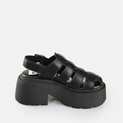 Sandales compensées femme Buffalo Vicious Fisher - Vegan Nappa