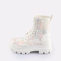Bottines femme Buffalo Aspha RLD Bloom - Vegan Textile/Nappa