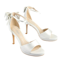 Sandales à talon femme Buffalo Xenia Bow Glam - Vegan Satin