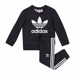 Ensemble Noir Bébé Adidas Crew Set ED7679