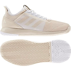 Chaussures de tennis femme adidas Adizero Defiant Bounce 2 - Beige - Adulte - Tennis