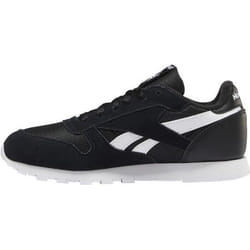 Basket Reebok CLASSIC LEATHER Junior - ZZYSH - Noir - Textile - Enfant - Plat - Lacets
