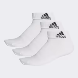 Adidas DZ9365, Chaussettes avec talon, Blanc, Tous, Unisexe, Black, 9 - 10.5