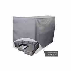 Dans cette offre, vous recevrez une housse de protection de haute qualité pour tous les ensembles de meubles de jardin en pol ...