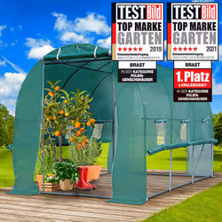 Description générale La serre BRAST est conçue pour offrir un environnement optimal à vos plantes, avec une ventilation effic ...