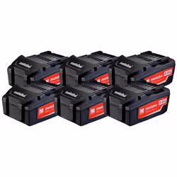 Batterie Metabo; 18 V; 4,0 Ah; Li-ion; 6 unités