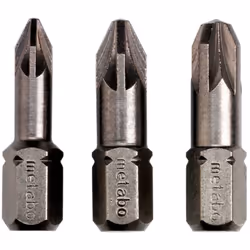 Comprenant 1 embout Pozidriv PZ 1, PZ 2 et PZ 3 Note : La décoration n'est pas incluse dans la livraison.